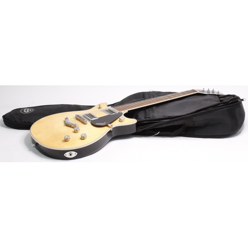 218 - 2020 Gretsch Electromatic G5222 Double Jet electric guitar, made in China; Body: natural finish top ... 