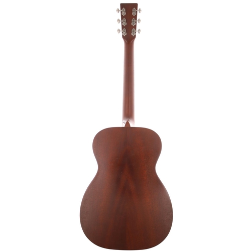 225 - 2011 C.F Martin 00-15M electro-acoustic guitar; Body: natural mahogany, a few minor imperfections; N... 