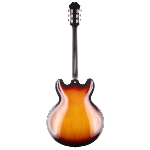 264 - 1996 Epiphone Casino hollow body electric guitar, made in Korea; Body: sunburst finish, a few light ... 