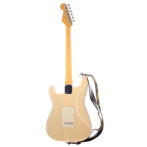 271 - Custom Build S-Type electric guitar; Body: see-through blonde nitro finished G & B body, buckle ... 