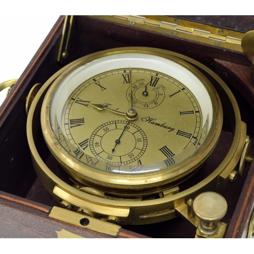 1332 - German two day marine chronometer, the 3.5