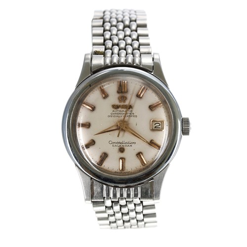5 - Omega Constellation Chronometer Calendar automatic stainless steel gentleman's wristwatch, reference... 