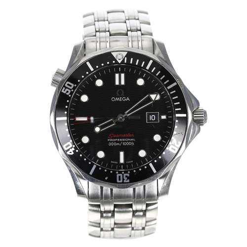 12 - Omega Seamaster Professional Diver 300m/1000ft stainless steel gentleman's wristwatch, reference no.... 