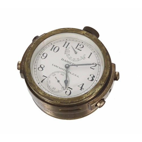 1336 - Small American two day marine chronometer, the 2.5