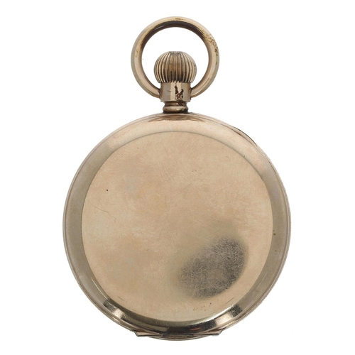502 - American Waltham gold plated lever hunter pocket watch, circa 1905, serial no. 14330551, signed 15 j... 