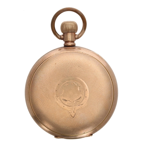 534 - Tacy Watch Co. 'Admiral' gold filled lever pocket watch, signed 17 jewel 4 adjustments 'U.S.A. PAT. ... 