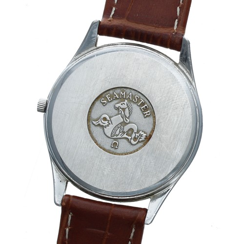 44 - Omega Seamaster Quartz stainless steel gentleman's wristwatch, reference no. 196 0217 / 396 0920, se... 