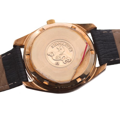 52 - Omega Seamaster Day-Date automatic 'oversized' 9ct gentleman's wristwatch, ref. 1665032, circa 1969,... 