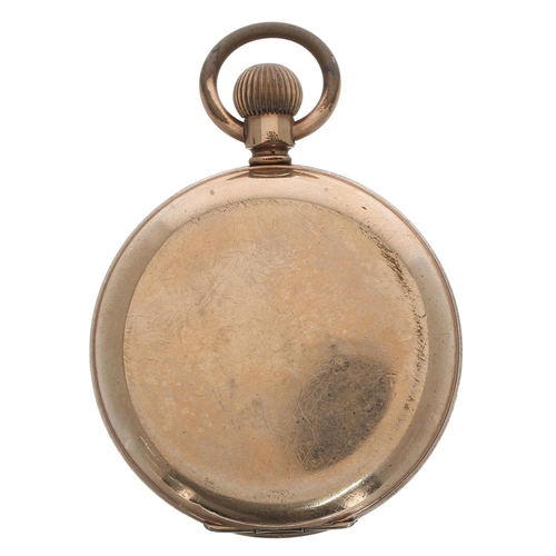 576 - Thomas Russell & Son gold plated lever hunter pocket watch, signed movement, no. 168850, inscrib... 