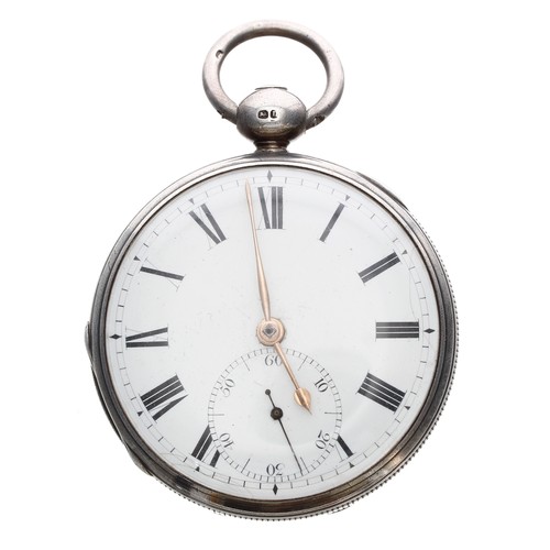 607 - George IV silver fusee lever pocket watch, London 1828, the movement signed Gazel, London, no. 11904... 