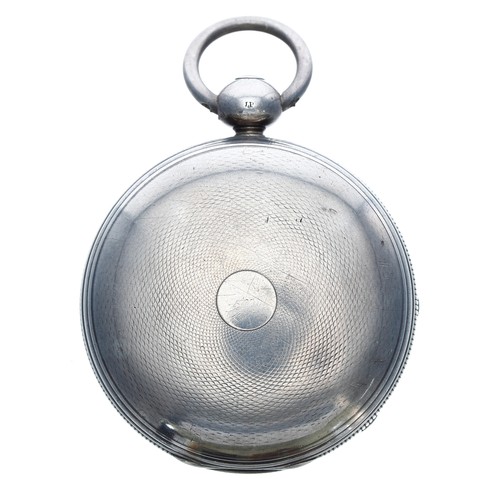 607 - George IV silver fusee lever pocket watch, London 1828, the movement signed Gazel, London, no. 11904... 