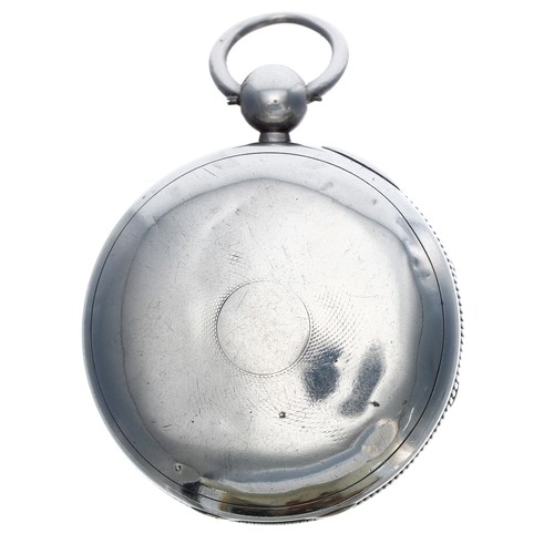 608 - Early 19th century silver fusee 'Patent' lever pocket watch, Chester 1820, the movement signed Iohn ... 