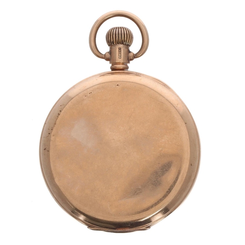 635 - Buren Grand Prix 9ct lever pocket watch, Birmingham 1930, signed 15 jewel movement, 9ct hinged cuvet... 