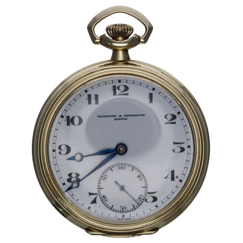 670 - Vacheron & Constantin/ Merimont Watch Co. 14ct pocket watch for the American market, 17 jewel mo... 