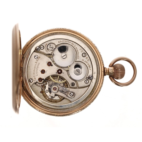 678 - George V 9ct lever pocket watch, Chester 1920, the 17 jewel adjusted to 3 positions movement signed ... 