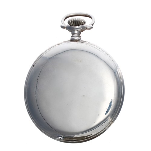 724 - Omega silver (.900) lever pocket watch, circa 1916-1923, movement no. 5641678, cal. 18 LPB gilt fros... 