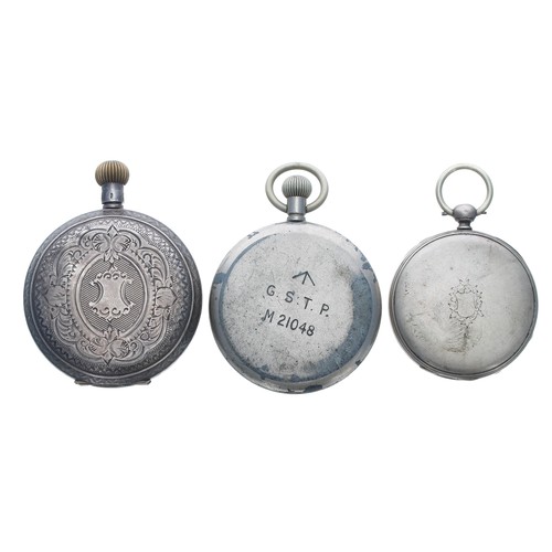 806 - Silver (0.935) lever set hunter pocket watch, the movement signed I. Moendelsohn & Co., Cape Tow... 