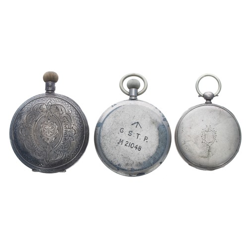 806 - Silver (0.935) lever set hunter pocket watch, the movement signed I. Moendelsohn & Co., Cape Tow... 