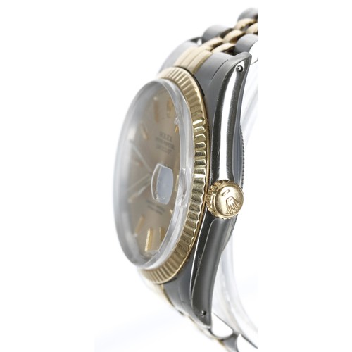 97 - Rolex Oyster Perpetual Datejust gold and stainless steel gentleman's wristwatch, reference no. 16013... 