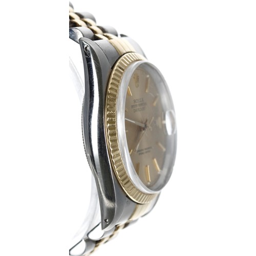 97 - Rolex Oyster Perpetual Datejust gold and stainless steel gentleman's wristwatch, reference no. 16013... 