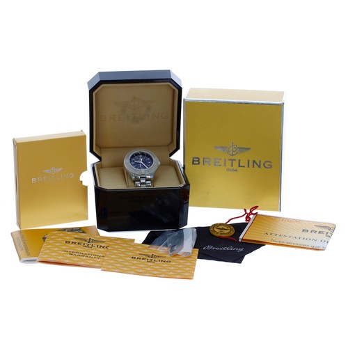 120 - Breitling SuperOcean Chronometre automatic stainless steel gentleman's wristwatch, reference no. A17... 