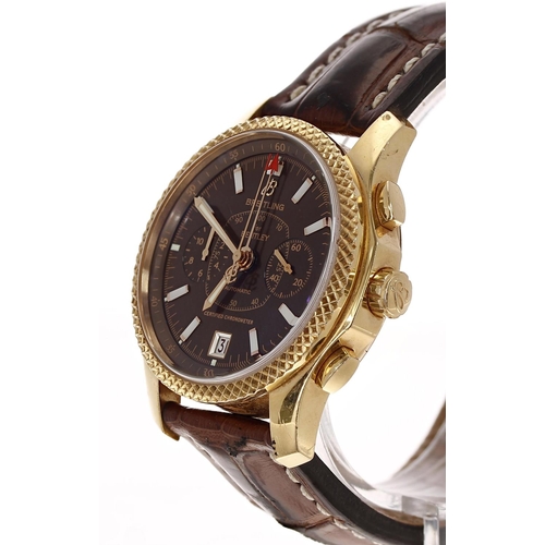 126 - Rare Breitling for Bentley Mark VI Special Edition Chronograph Chronometer automatic 18ct rose gold ... 