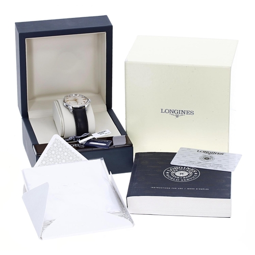 135 - Longines Conquest Heritage automatic stainless steel gentleman's wristwatch, reference no. L1.611.4,... 