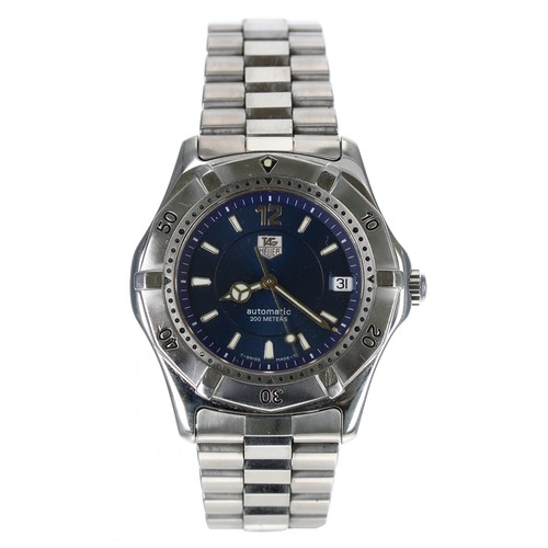 156 - Tag Heuer 2000 Series automatic stainless steel gentleman's wristwatch, reference no. WK2117, serial... 