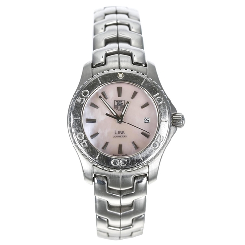 171 - Tag Heuer Link 200m stainless steel lady's wristwatch, reference no. WJ1315-1, serial no. YZxxxx, ro... 