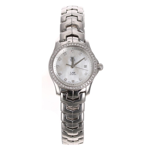 175 - Tag Heuer Link stainless steel lady's wristwatch, reference no. WJF1319, serial no. VR2xxx, circa 20... 