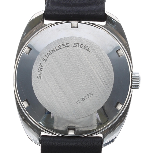 194 - Zenith automatic stainless steel gentleman's wristwatch, reference. 01.1291.290, circa 1970s, the bl... 