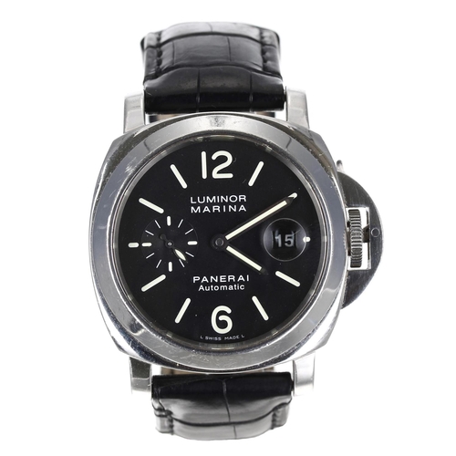 197 - Panerai Luminor Marina automatic stainless steel gentleman's wristwatch, reference no. OP 6630, seri... 