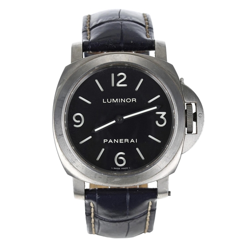 198 - Panerai Luminor Titanium Diver's Limited Edition wristwatch, reference no. OP 6570, serial no. BB121... 