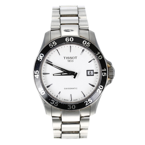 213 - Tissot Swissmatic automatic stainless steel gentleman's wristwatch, reference no. T106407A, silvered... 