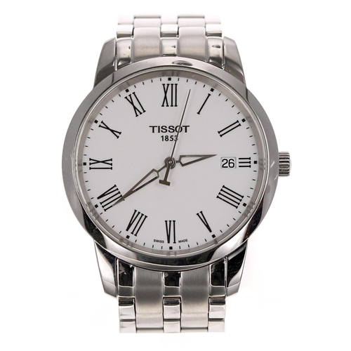 216 - Tissot Classic Dream stainless steel gentleman's wristwatch, reference no. T033410A, circa 2011, whi... 