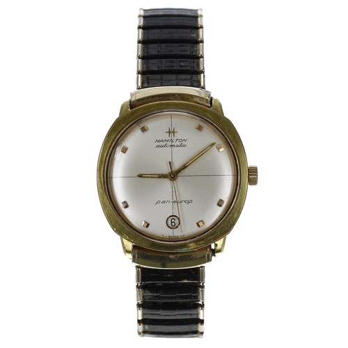 240 - Hamilton Pan-Europ automatic gold plated and stainless steel gentleman's wristwatch, reference no. 6... 