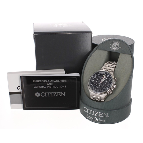 272 - Citizen Eco-Drive WR 200 Chronograph Calibre 2100 stainless steel gentleman's wristwatch, reference ... 