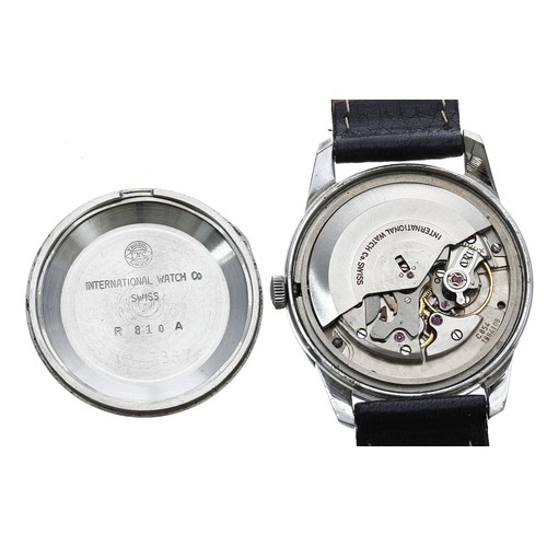 273 - IWC (International Watch Co.) Schaffhausen automatic stainless steel gentleman's wristwatch, referen... 