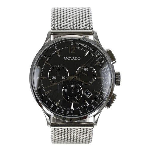 278 - Movado Circa Chronograph stainless steel gentleman's wristwatch, reference no. 36.1.14.1184, serial ... 