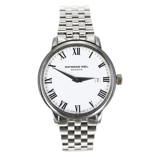 282 - Raymond Weil Geneve Toccata stainless steel lady's wristwatch, reference no. 5988, serial no. X020xx... 