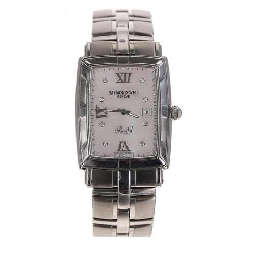 285 - Raymond Weil Parsifal stainless steel gentleman's wristwatch, reference no. 9341, serial no. V56xxxx... 