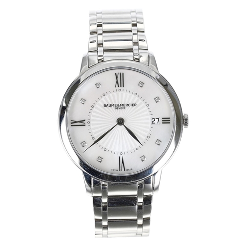 308 - Baume & Mercier Classima stainless steel gentleman's wristwatch, reference no. 65786, serial no.... 