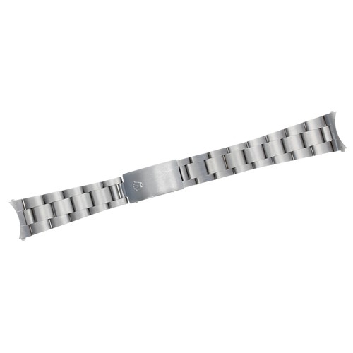 476 - Rolex Oyster stainless steel gentleman's wristwatch bracelet, reference no. 78350, with 557 end link... 