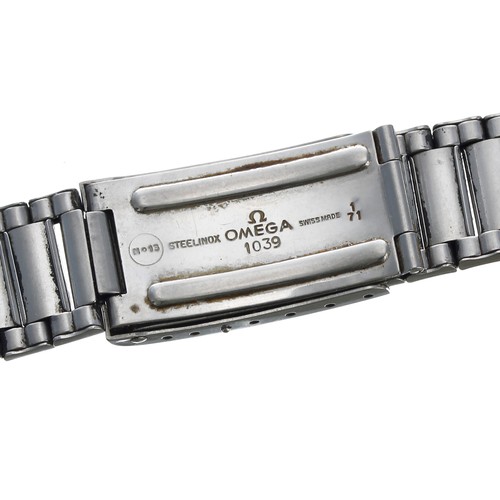 471 - Omega stainless steel gentleman's wristwatch bracelet, reference. 1039, dated '1.71', 6.5