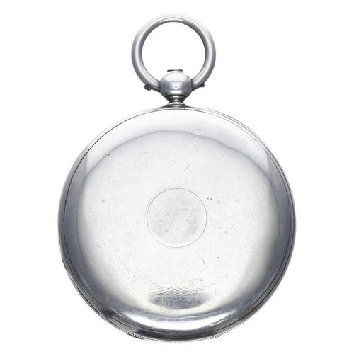 590 - Arnold/Charles Frodsham silver half hunter lever pocket watch, London 1852, three-quarter plate move... 