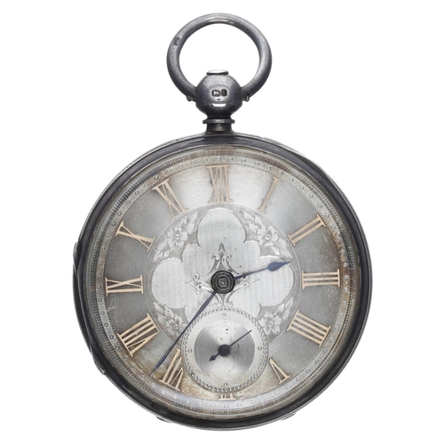 615 - Victorian silver fusee lever pocket watch, Chester 1872, the movement signed Robt Alston, Dunfermlin... 