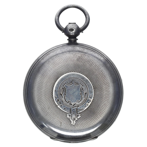 615 - Victorian silver fusee lever pocket watch, Chester 1872, the movement signed Robt Alston, Dunfermlin... 