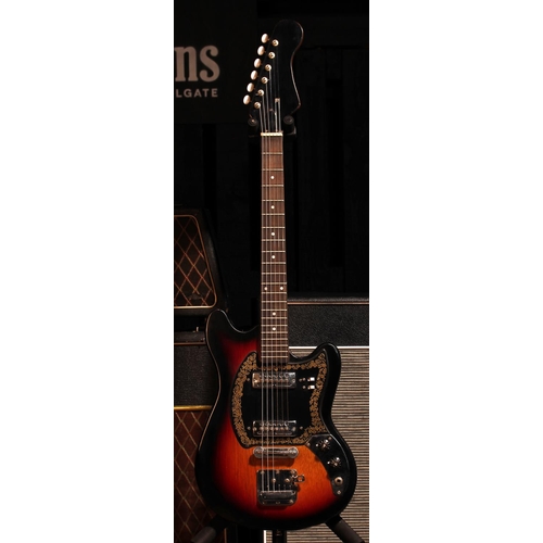 521 - 1960s Teisco Lynx electric guitar, sunburst finish