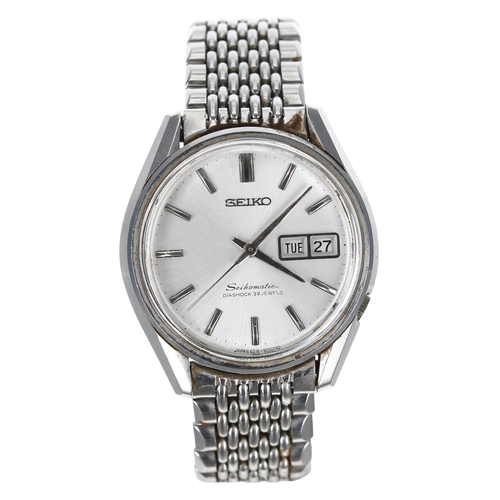 189 - Seiko Seikomatic Day-Date stainless steel gentleman's wristwatch, reference no. 6216-9000, serial no... 