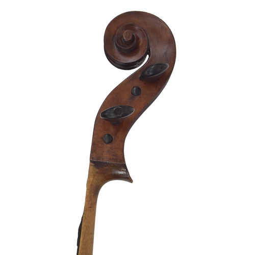 2505 - Old restored violoncello, 29 3/4